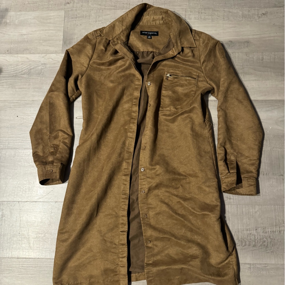 Tan sharagano light jacket size 12